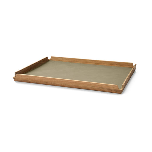 LIND DNA Airy Teak-Tablett square L Nupo herbal dust