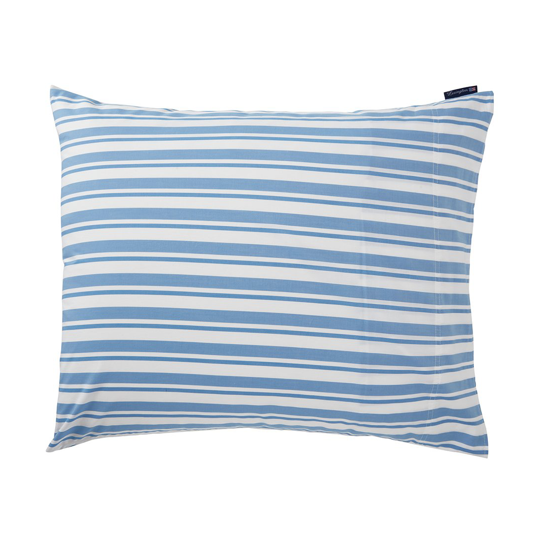 Lexington Striped Cotton Poplin Kissenbezug 50 x 60cm White-Blue