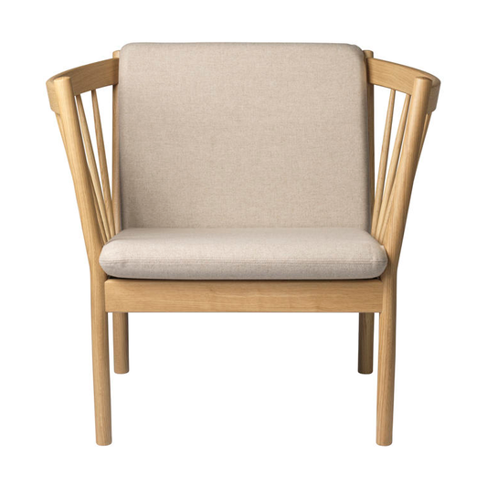 FDB Møbler J146 Armchair fåtölj Oak nature lacquered-beige