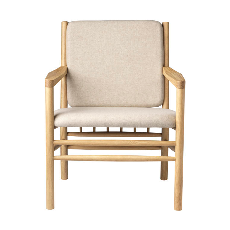 FDB Møbler J147 Armchair fåtölj Oak nature lacquered-beige