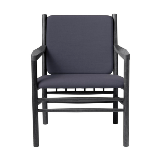 FDB Møbler J147 Armchair fåtölj Oak black painted-dark blue