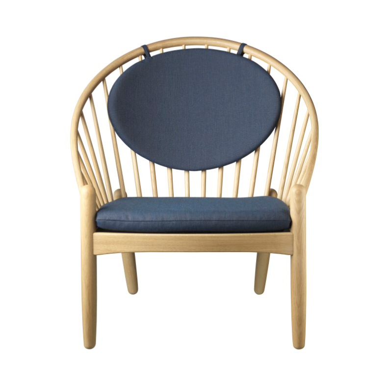 FDB Møbler J166 Jørna stol Oak nature lacquered-dark blue