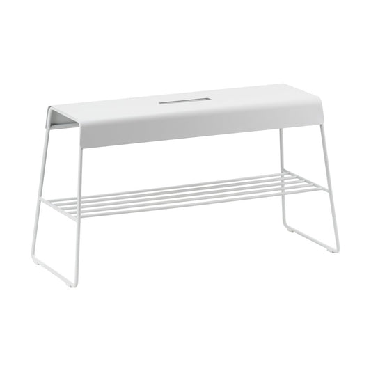 Zone Denmark A-bench Outdoor-Bank mit Regal 45 cm Soft Grey