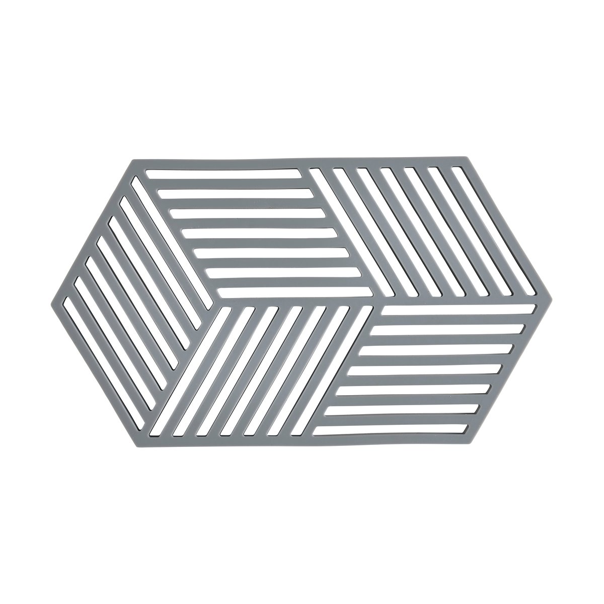 Zone Denmark Hexagon Topfuntersetzer groß Cool Grey