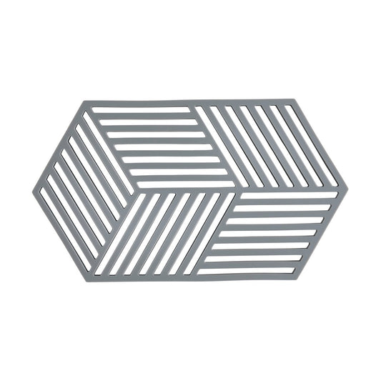 Zone Denmark Hexagon Topfuntersetzer groß Cool Grey