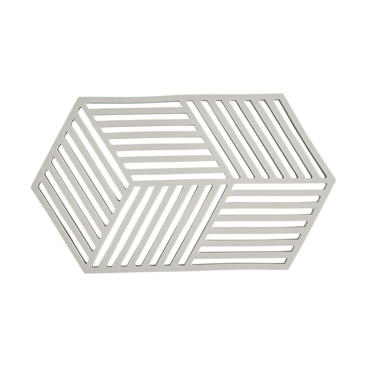 Zone Denmark Hexagon grytunderlägg stor Warm Grey