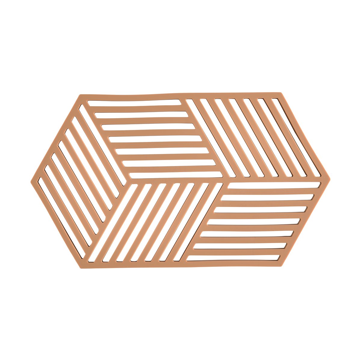 Zone Denmark Hexagon grytunderlägg stor Light Terracotta