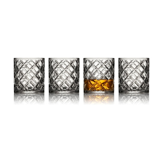 Lyngby Glas Sevilla whiskeyglas 30 cl 4-pack Clear