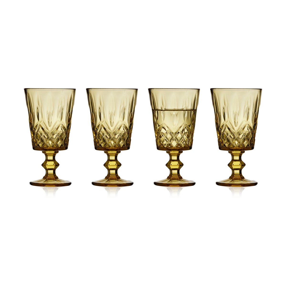 Lyngby Glas Sorrento vinglas 29 cl 4-pack Amber