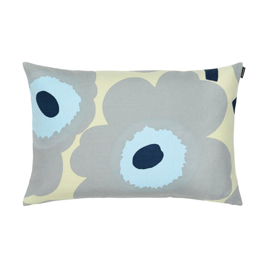 Marimekko Unikko kuddfodral 40x60 cm Sand-grey-light blue-dark blue