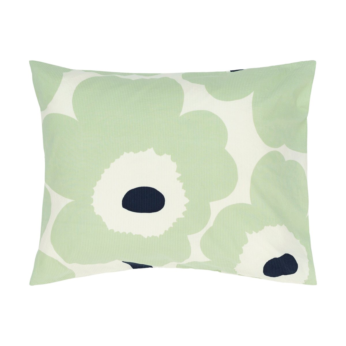 Marimekko Unikko örngott 50x60 cm Off white-sage-dark blue