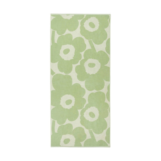 Marimekko Unikko badhandduk 70x150 cm Off white-sage