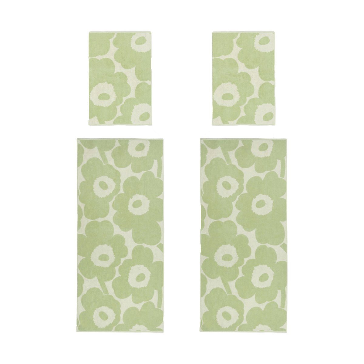 Marimekko Unikko handduksset Off white-sage