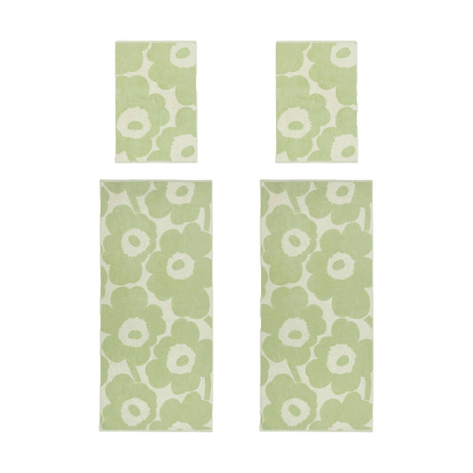 Marimekko Unikko handduksset Off white-sage