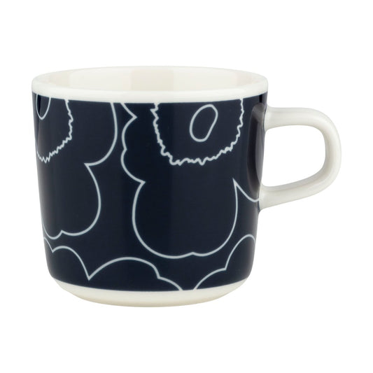 Marimekko Piirto Unikko kaffekopp 20 cl White-dark blue