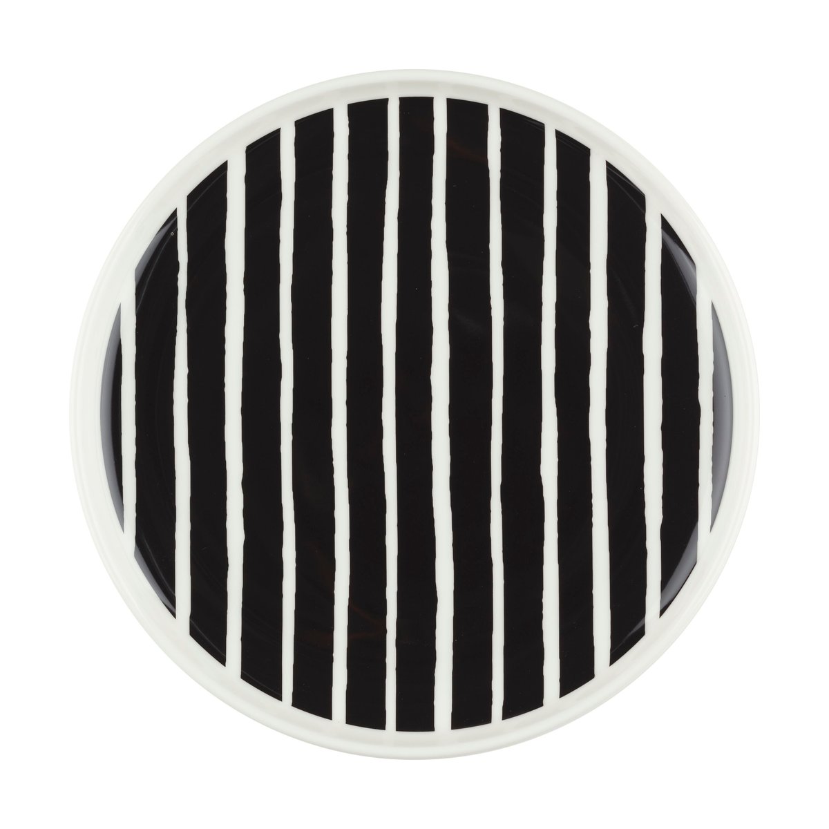 Marimekko Oiva Piccolo tallrik Ø20 cm White-black