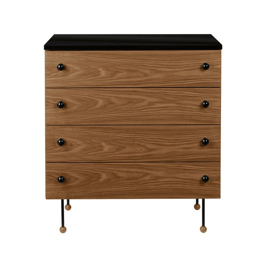 GUBI 62 Dresser Kommode American walnut, 4 Schubladen