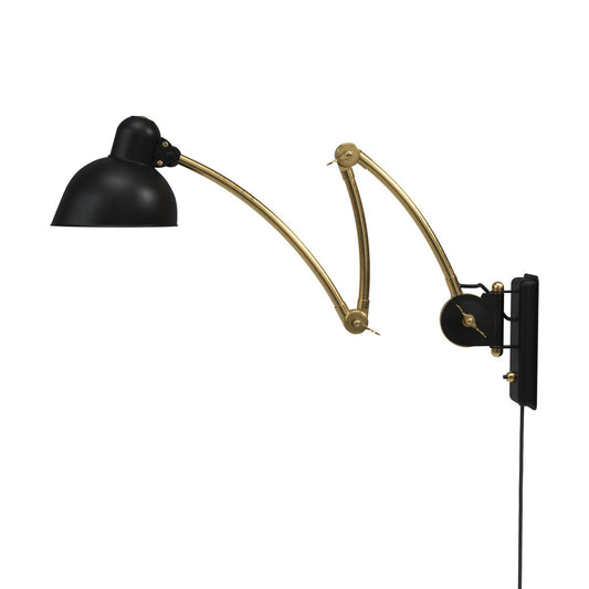 Fritz Hansen Kaiser Idell 6559-W vägglampa Matt black-brass