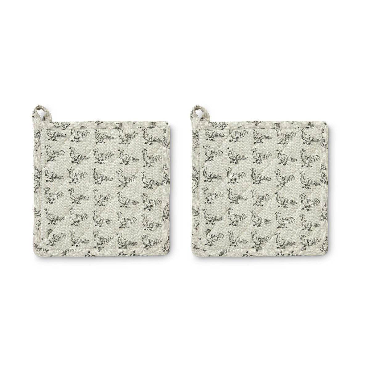 Boel & Jan Stina grytlapp 20x20 cm 2-pack Beige