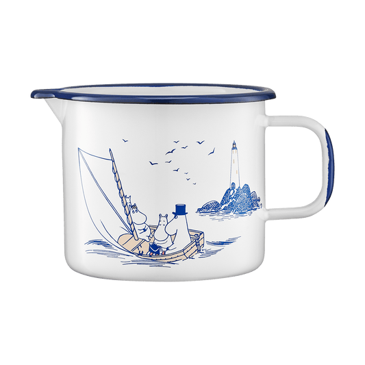 Muurla Moomin emaljkanna 1,3L Sailors