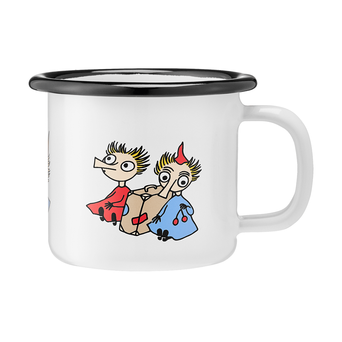 Muurla Moomin emaljmugg 1,5 dl Thingumy and Bob