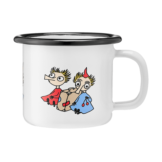 Muurla Moomin emaljmugg 1,5 dl Thingumy and Bob