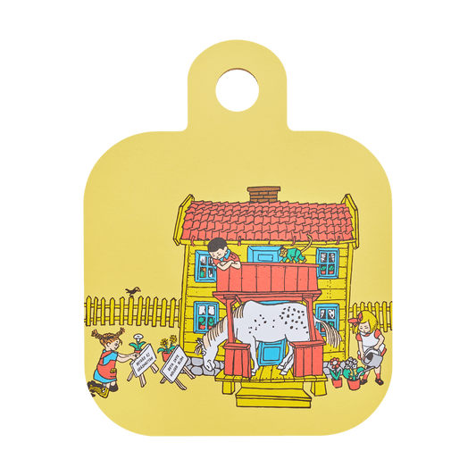 Muurla Pippi Chop & Serve skärbräda 25x32 cm Villa villekulla