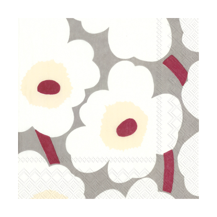 Marimekko Unikko servett 33x33 cm 20-pack Cream