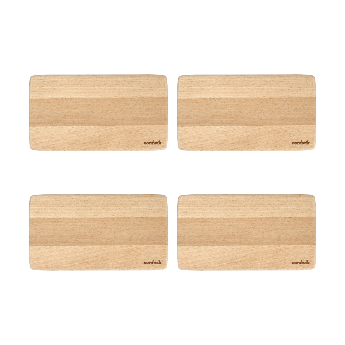 Nordwik Nordwik smörgåsbricka bok 4-pack 20x11x0,8cm