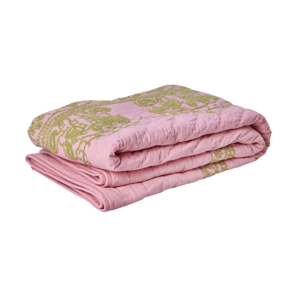 RICE Rice quiltad filt 140x200 cm Soft pink