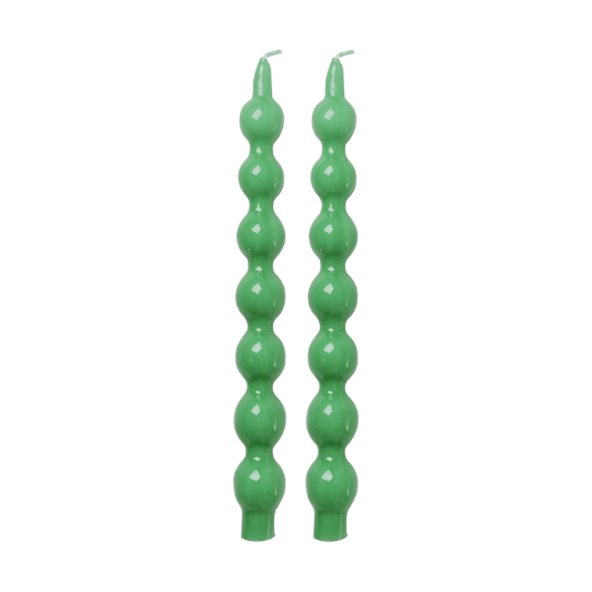 RICE Rice ljus 30,2 cm 2-pack Green