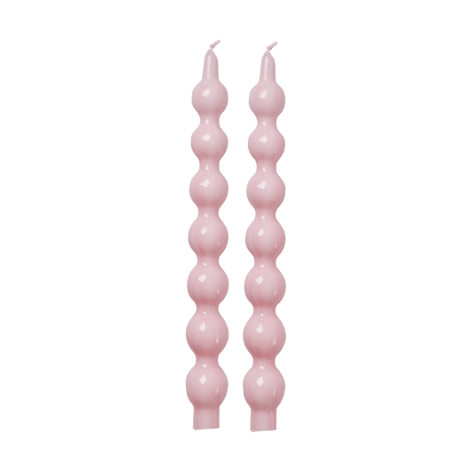 RICE Rice ljus 30,2 cm 2-pack Soft pink