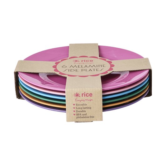 RICE Rice melamintallrik Ø20 cm 6-pack Soft Pink