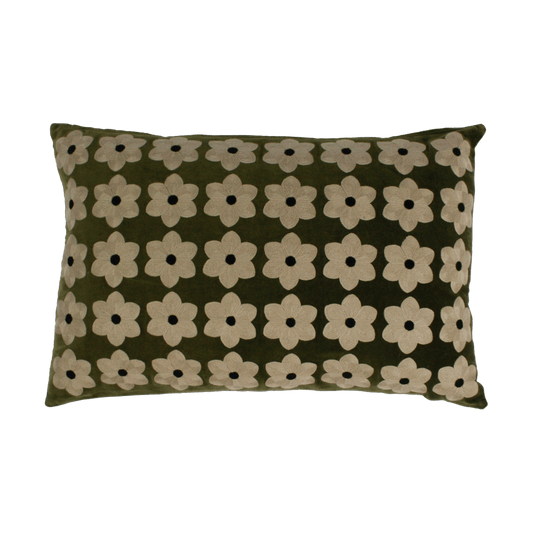 Olsson & Jensen Daisy kuddfodral 40x60 cm Mossgrön