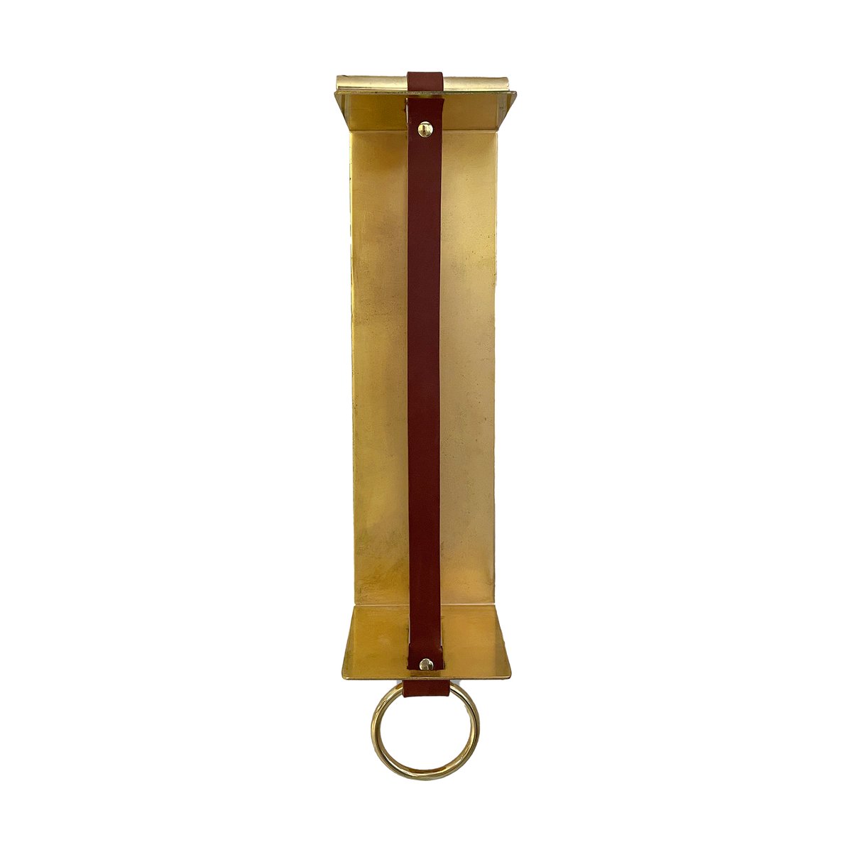 KLONG Strapp vägghylla 10x33 cm Brass