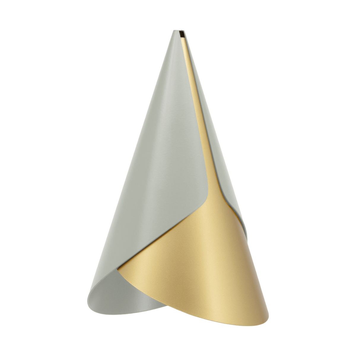 Umage Cornet lampskärm Nuance olive-brass