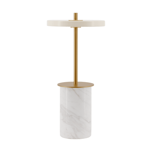 Umage Asteria Move Mini bordslampa Ø12x25,5 cm White marble