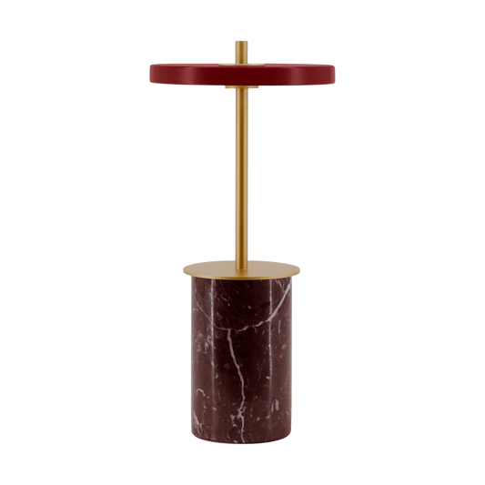 Umage Asteria Move Mini bordslampa Ø12x25,5 cm Red marble