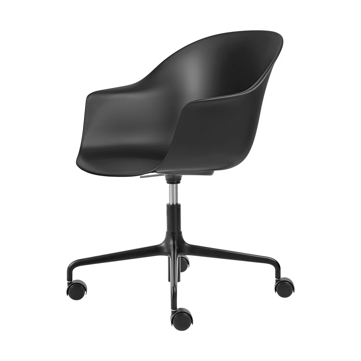 GUBI Bat Meeting Chair kontorsstol Black-black