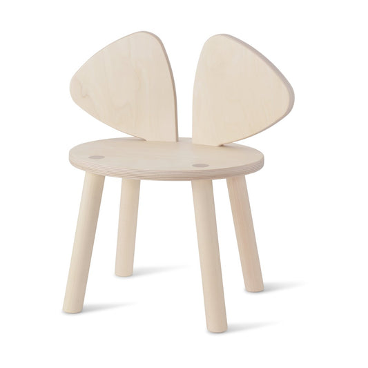 Nofred Mouse Chair barnstol Vitpigmenterad