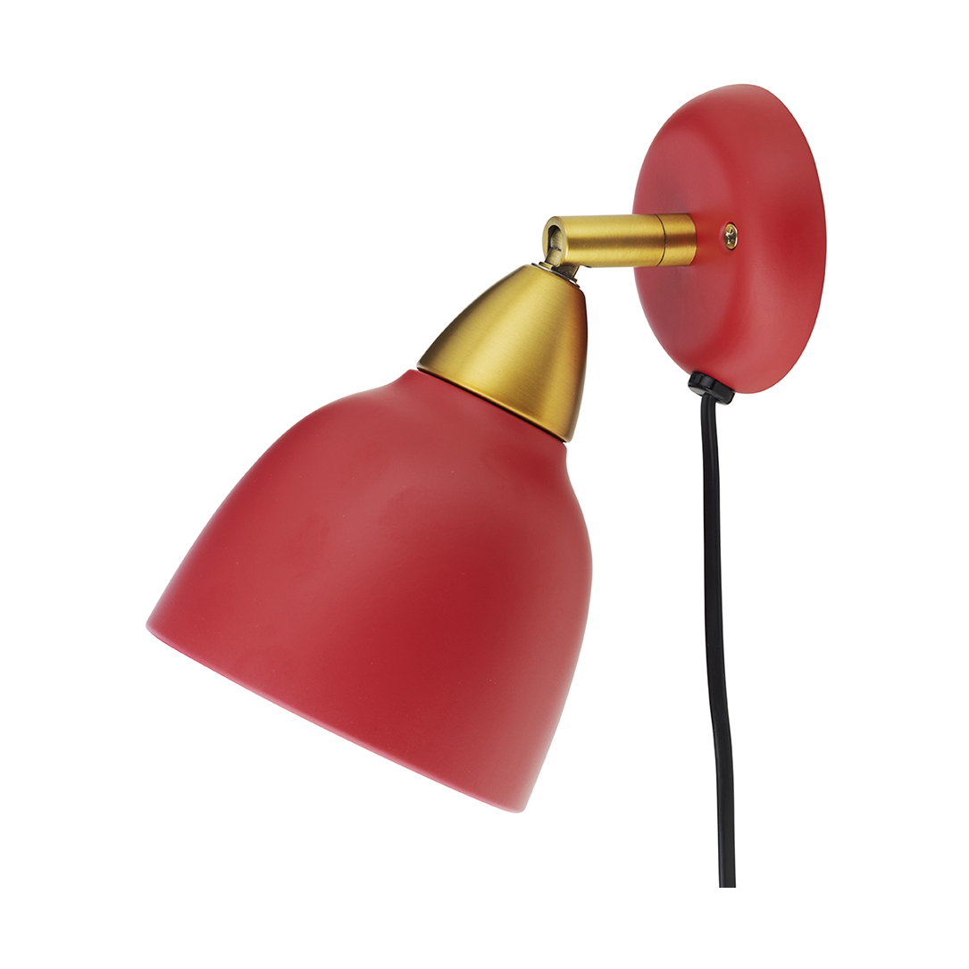 Superliving Urban vägglampa kort arm Raspberry red