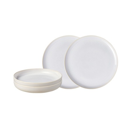 Villeroy & Boch Crafted cotton servisset 4 delar White