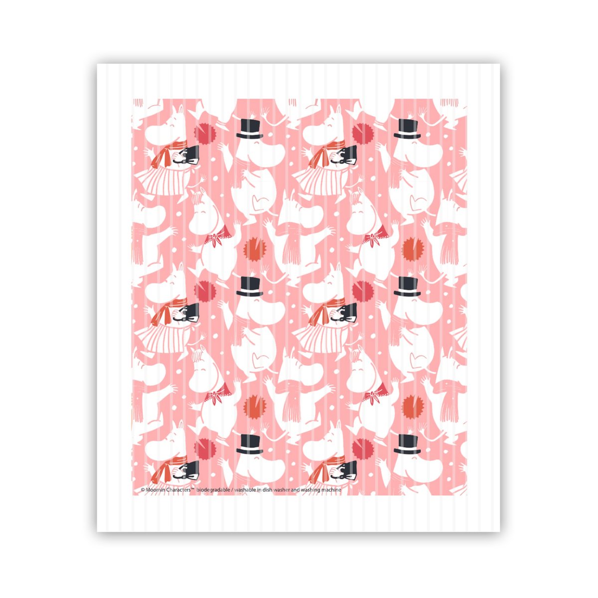 Opto Design Moomin celebration diskduk 17x14.5 cm Vit-rosa