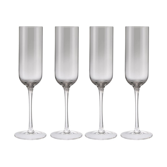 blomus Fuumi champagneglas 22 cl 4-pack Smoke-klar