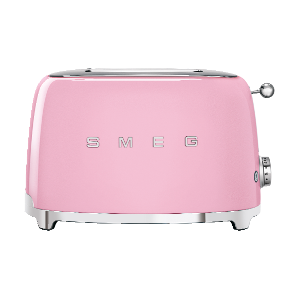 Smeg Smeg 50's Style brödrost 2 skivor Rosa