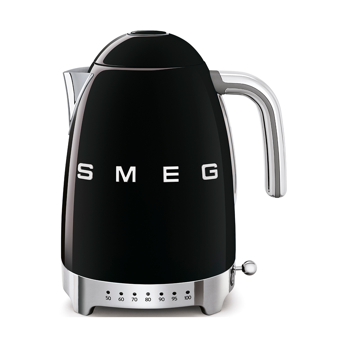 Smeg Smeg 50's Style vattenkokare med termostat 1,7 l Svart