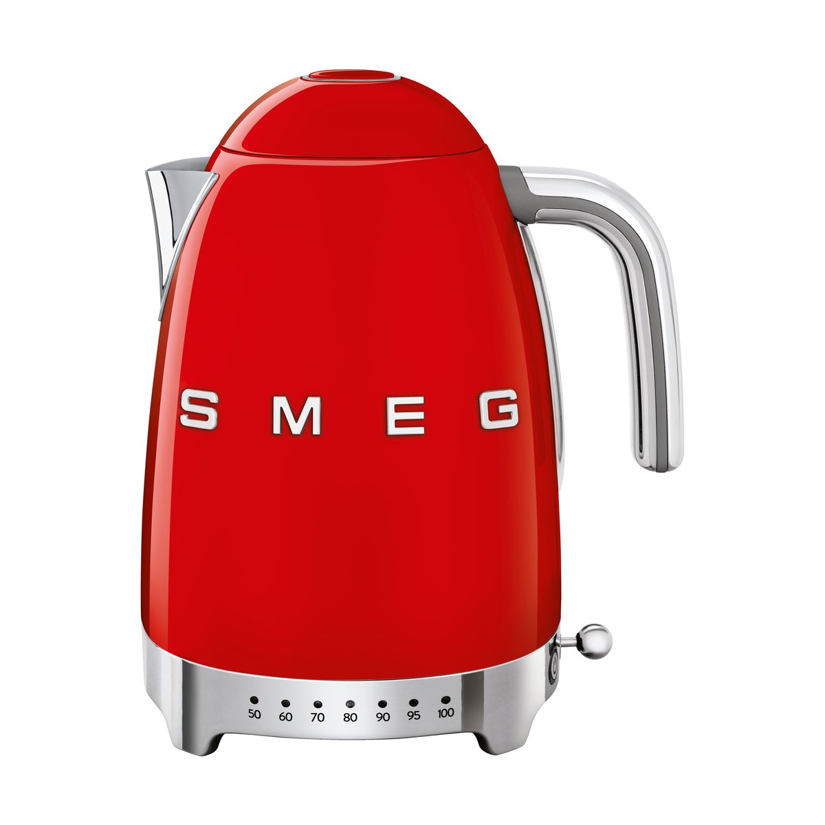 Smeg Smeg 50's Style vattenkokare med termostat 1,7 l Röd