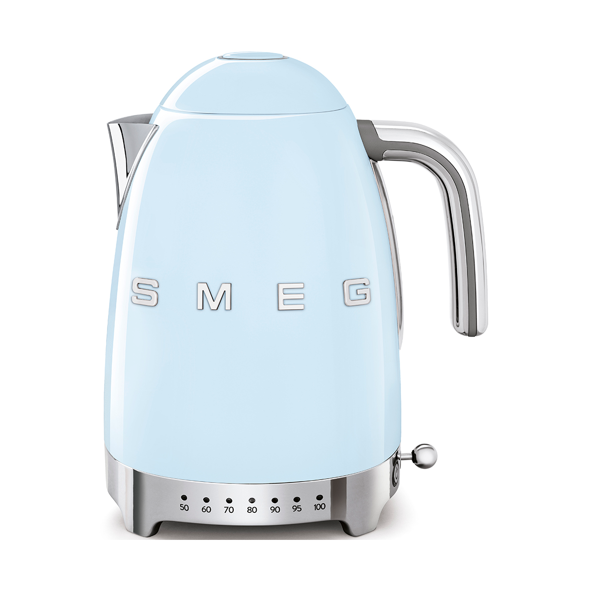 Smeg Smeg 50's Style vattenkokare med termostat 1,7 l Pastell blå