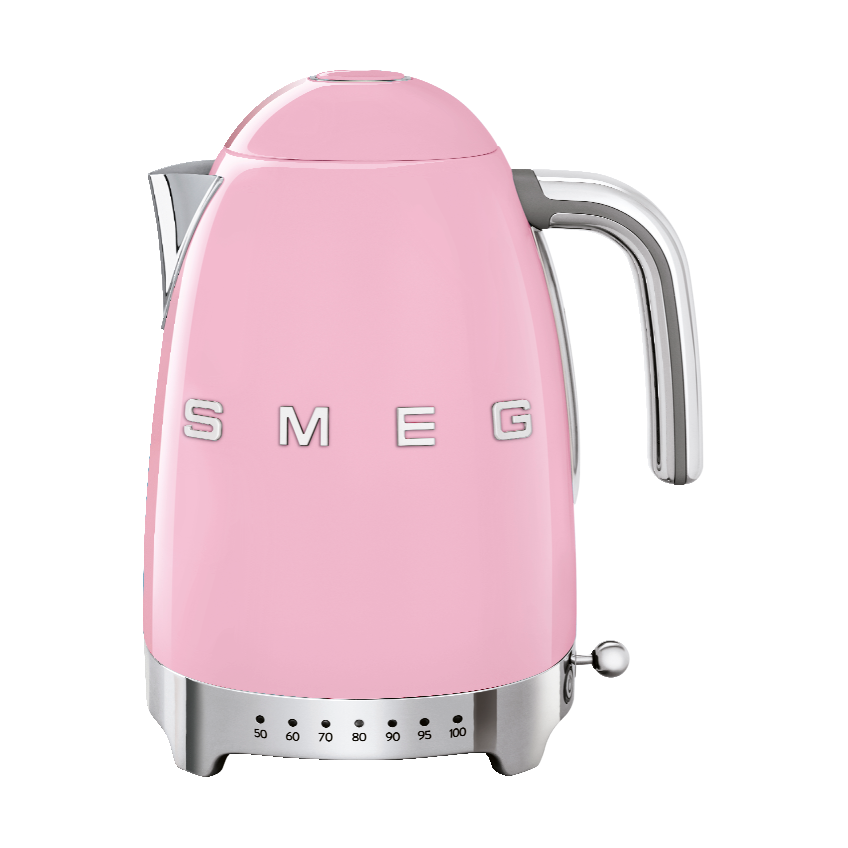 Smeg Smeg 50's Style vattenkokare med termostat 1,7 l Rosa