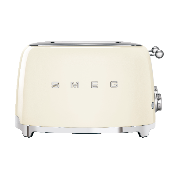 Smeg Smeg 50's Style brödrost 4x4 skivor Créme vit